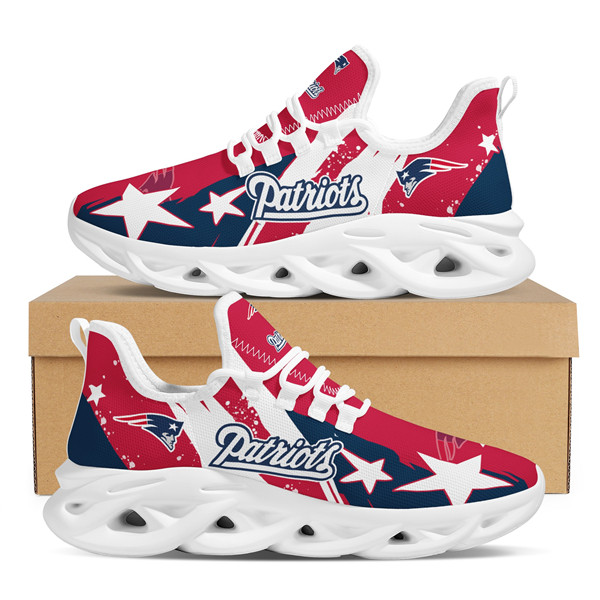 Men's New England Patriots Flex Control Sneakers 008